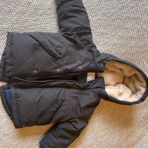 Baby ZARA coat with Sherpa Lining